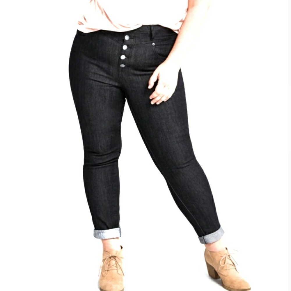 Modcloth button-fly jeans 28 Plus